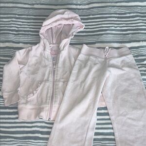 Cutest light pink track suit